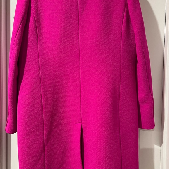 J. Crew Jackets & Coats J Crew Hot Pink Double Cloth Wool Coat